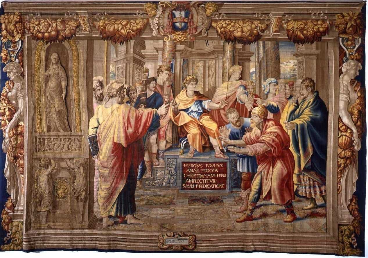 Gli arazzi con gli Atti degli Apostoli di Raffaello già del Cardinal Mazzarino